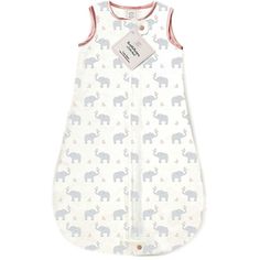 Спальный мешок SwaddleDesigns zzZipMe Sack 12-18M Flannel PP Elephant & Chickies