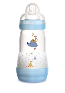 Бутылочка для кормления MAM Easy Start 260 мл анти-колик, самостерилизация голубая 2м+