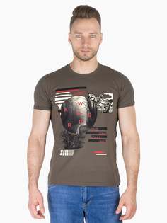 Футболка мужская Dairos GD69300639 зеленая 3XL