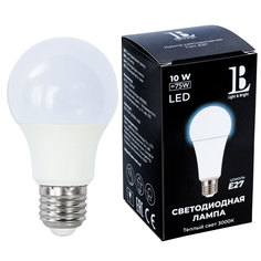 Лампочка L&B E27-10W-3000K-A60