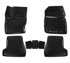 Ковры в салон 3D для Ford Focus III (2011-) компл. 5 шт., выс. борт, полимер., черн. Airline