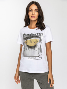 Футболка женская Dairos GD69300767 белая XL