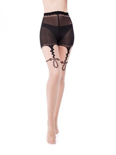 Колготки женские Trasparenze Trimming телесные 2