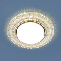 Встраиваемый точечный светильник с LED подсветкой Elektrostandard 3028 GX53