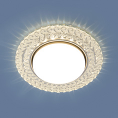 Встраиваемый точечный светильник с LED подсветкой Elektrostandard 3027 GX53