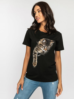 Футболка женская Dairos GD69300727 черная L