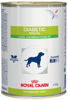 Консервы для собак ROYAL CANIN Diabetic Spesial, при сахарном диабете, 12шт по 410г