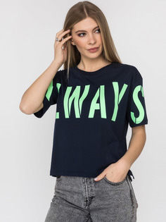 Футболка женская Dairos GD69300797 синяя XS