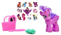 Игровой набор my little horse ITK100Purple пони с аксессуарами, 7 предметов