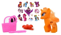 Игровой набор my little horse ITK100Orange пони с аксессуарами, 7 предметов