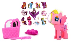Игровой набор my little horse ITK100Pink пони с аксессуарами, 7 предметов