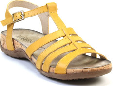 Сандалии женские Airbox 135351 желтые 38 RU