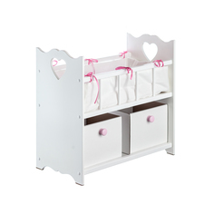 Кроватка для кукол с ящичками Кукольный мир
