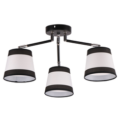Люстра потолочная 3х60Вт E27 IMEX MD.6495-3-S BK+CH