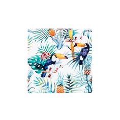 Декоративная подставка под горячее Туканы из фаянса 10,8x10,8x0,8см арт.79332 Феникс Презент