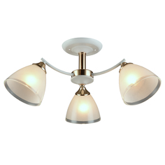 Люстра потолочная 3х60Вт E27 IMEX MD.1092-3-S WH+FGD