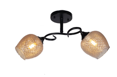 Люстра потолочная 2х60Вт E27 IMEX MD.3476-2-S BK