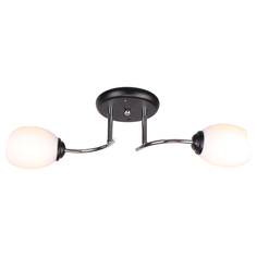 Люстра потолочная 2х60Вт E27 IMEX MD.0677-2-S BK