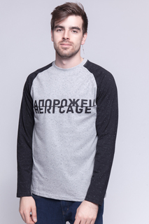 Лонгслив мужской Запорожец Heritage Logo 1 серый S