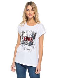 Футболка женская Dairos GD69300514 белая L