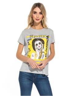 Футболка женская Dairos GD69300516 серая L