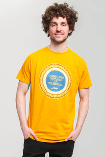 Футболка мужская Запорожец Heritage Sobroiety желтая S