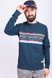 Толстовка мужская Запорожец Heritage Sport 2 синяя M