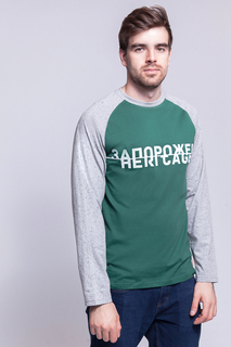Лонгслив мужской Запорожец Heritage Logo 1 зеленый M