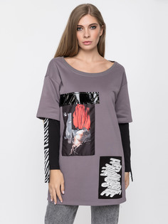 Туника женский DAIROS GD69300701 серый L