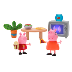 Игровой набор Peppa Pig Пеппа и Мама смотрят фильмы