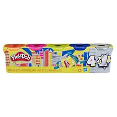Игровой набор Play-Doh 4+1 банки серебрянный набор