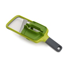 Терка с держателем для продуктов Mandoline, зеленая Joseph Joseph