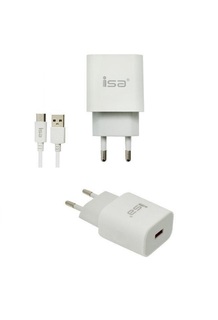 Сетевое зарядное устройство ISA Quick Charge 3.0 3А