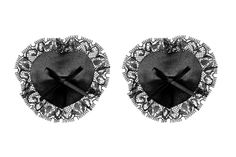 Пэстисы Obsessive Letica с кружевом, черный