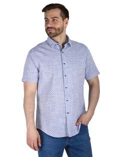 Рубашка мужская Dairos GD81100348 синяя XL