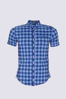 Рубашка мужская Dairos GD81100280 синяя XL