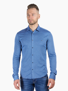 Рубашка мужская Dairos GD81100385 синяя L