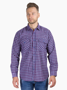 Рубашка мужская Dairos GD81100374 синяя XL