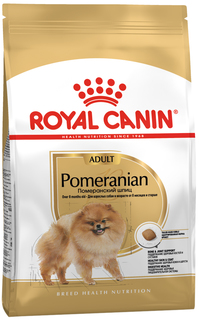 Сухой корм для собак ROYAL CANIN Pomeranian Adult, померанский шпиц, домашняя птица, 1,5кг
