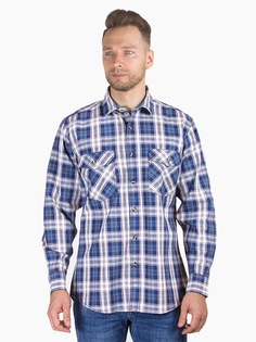 Рубашка мужская Dairos GD81100367 синяя 3XL