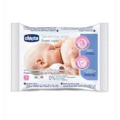 Очищающие салфетки для груди Chicco 16 шт., 0м+