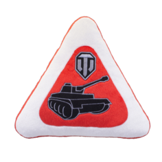 Автомобильная подушка World of Tanks в виде знака WG043336