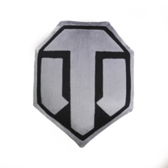 Декоративная подушка World of Tanks серая WG043334