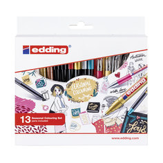 Набор маркеров, фломастеров и ручек Colouring Promotion Set 13 предметов E-CP13 Edding