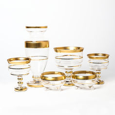 Набор конфетниц Star Crystal Смальта 6 предметов