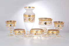 Набор конфетниц Star Crystal Смальта 7 предметов