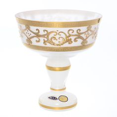 Конфетница Star Crystal Смальта белая 13см