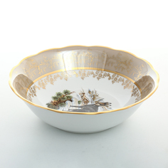 Салатник Sterne porcelan Охота Бежевая 23см