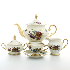Чайный сервиз Sterne porcelan Слоновая кость 6 персон 17 предметов