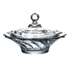 Конфетница с крышкой Crystalite Bohemia Picadelli 21 см